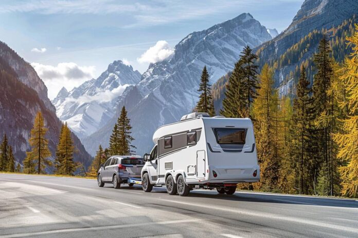 Camping-car avec voiture : comment tracter une voiture avec votre camping-car