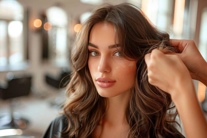 Comment ajouter des mèches à des cheveux bruns ?